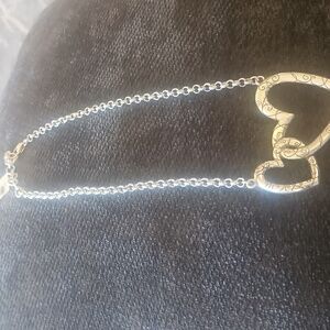 Brighton Silver Necklace with Heart Pendant